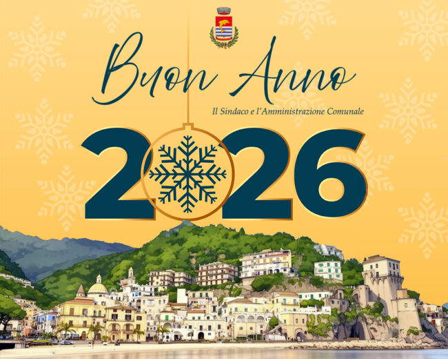 happy new year 2026 background with hanging bauble vector