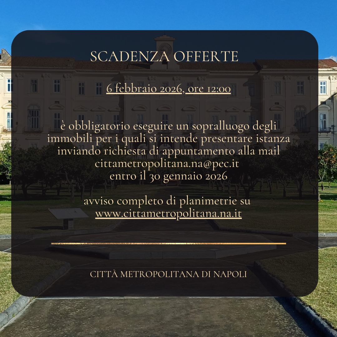 (i) #iVesuvio | #Opportunità