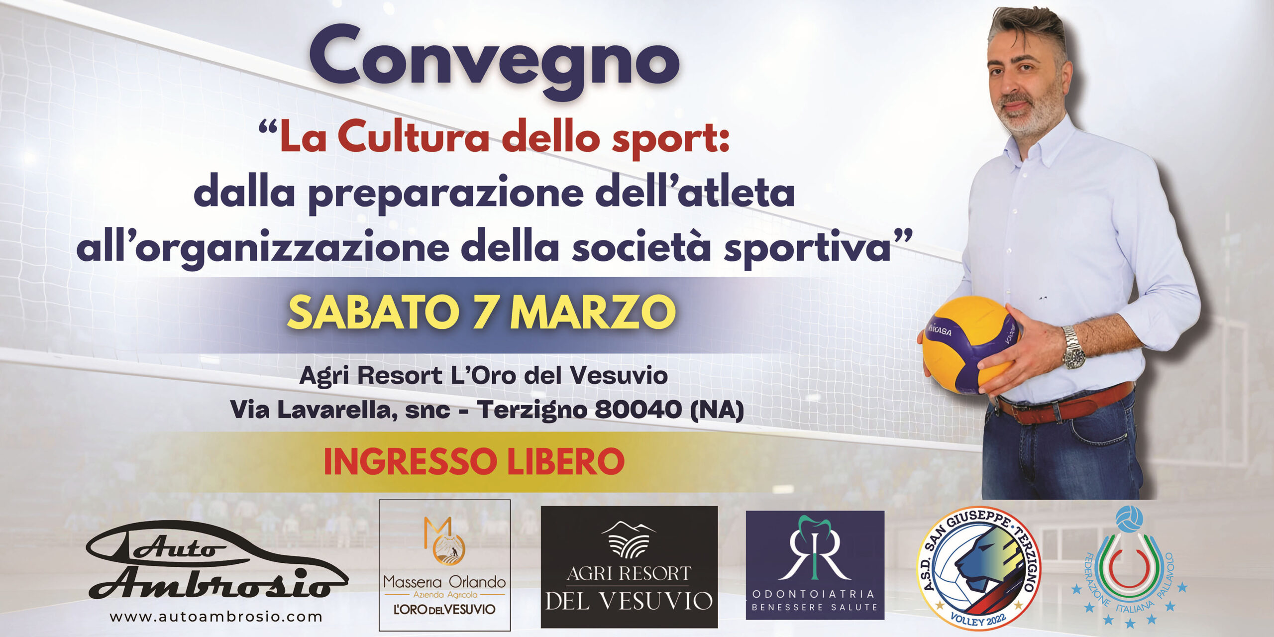 A Terzigno il convegno “La cultura dello sport” | 07 Marzo 2026